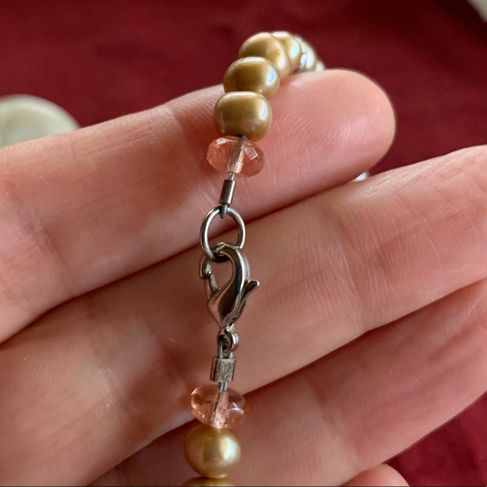 Artisan made freshwater pearl necklace - Picture 8 of 8